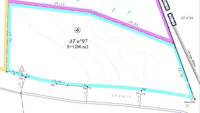 Afficher la photo en grand terrain à vendre - 1200.0 m2 - LA CROIX VALMER - 83 - PROVENCE-ALPES-COTE-D-AZUR - Century 21 Bianchi Transactions